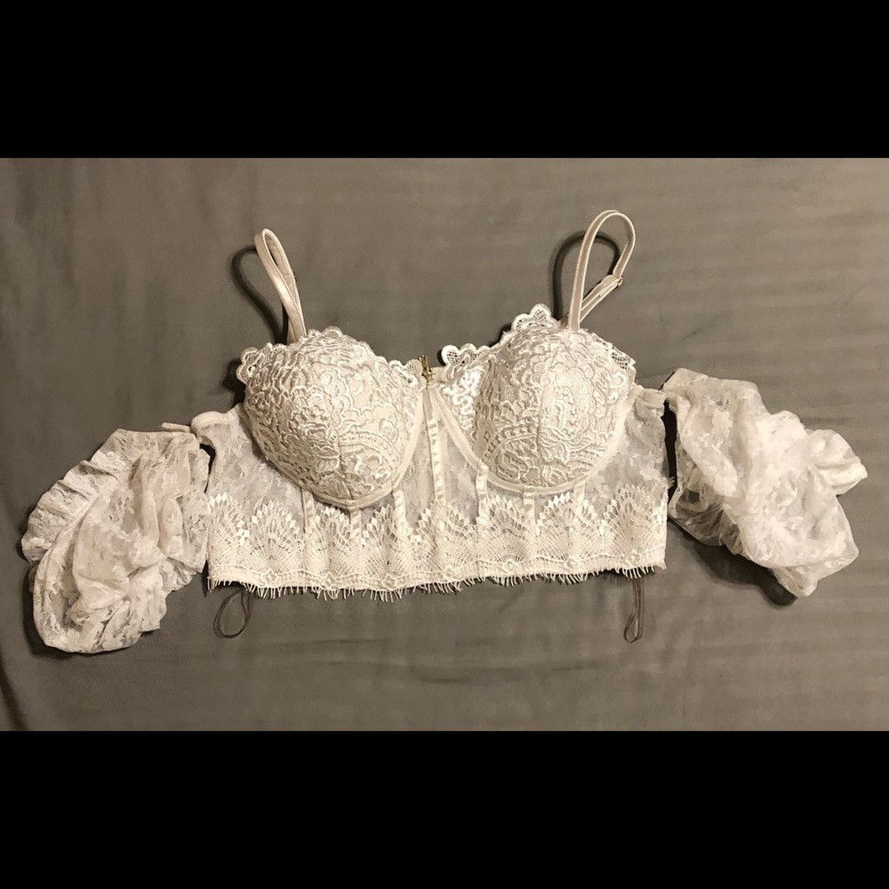 White lace top